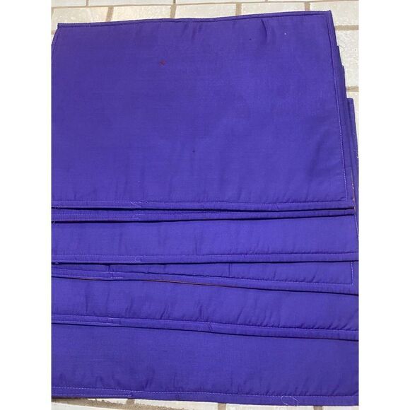 Halloween Placemats Owl Bats, And Owl Witches Black Purple Set Of 6 - Picture 7 of 7